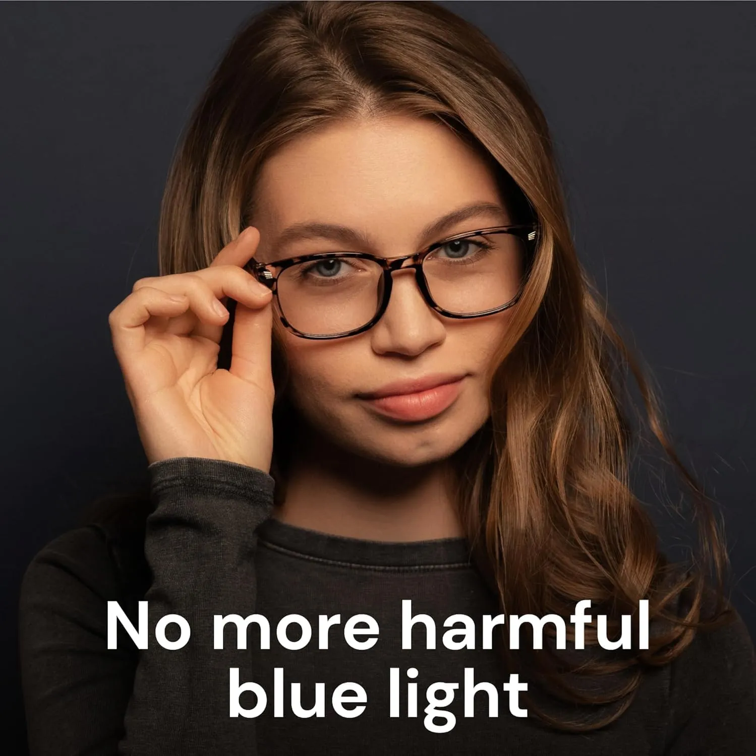 Gaoye Stylish Blue Light Glasses for Woman - Computer Glasses 99% Blue Light Blocking - Lightweight TR90 Frames - 3 pack