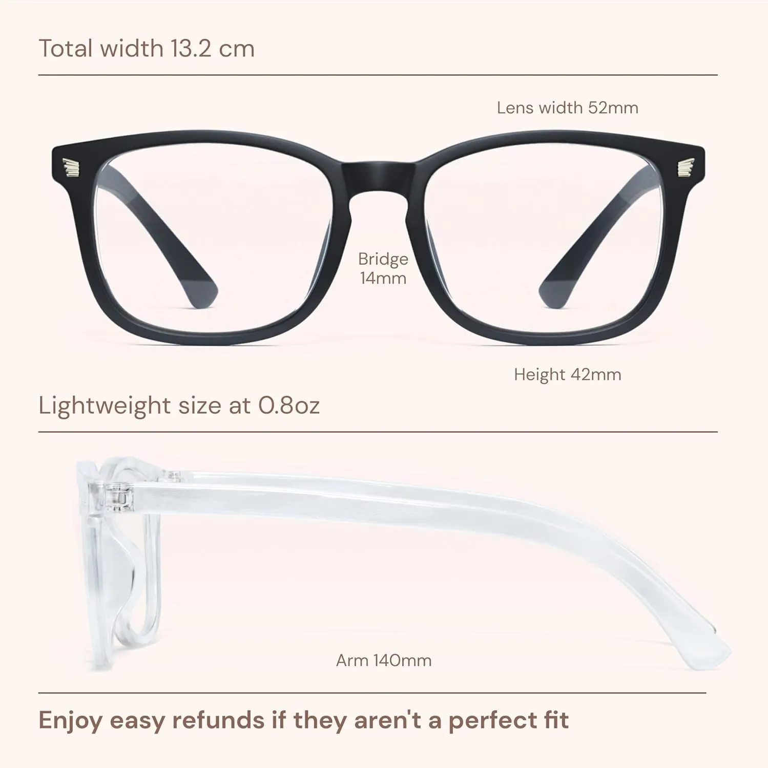 Gaoye Stylish Blue Light Glasses for Woman - Computer Glasses 99% Blue Light Blocking - Lightweight TR90 Frames - 3 pack