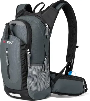 Gelindo Hydration Backpack Insulated Pack with 2.5L BPA Free Bladder: Water Backpack for Men Women - 18L Hydration Backpacks for Hiking Festival Cycling Running Biking