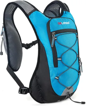 Gelindo Hydration Backpack Running Water Backpack with 2L Hydration Bladder, Insulated Cycling Hydration Vest Packs