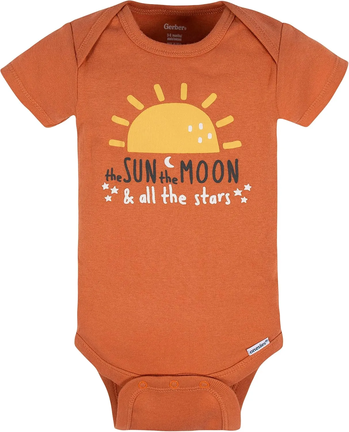Gerber Baby 8-Pack Short Sleeve Onesie Bodysuits