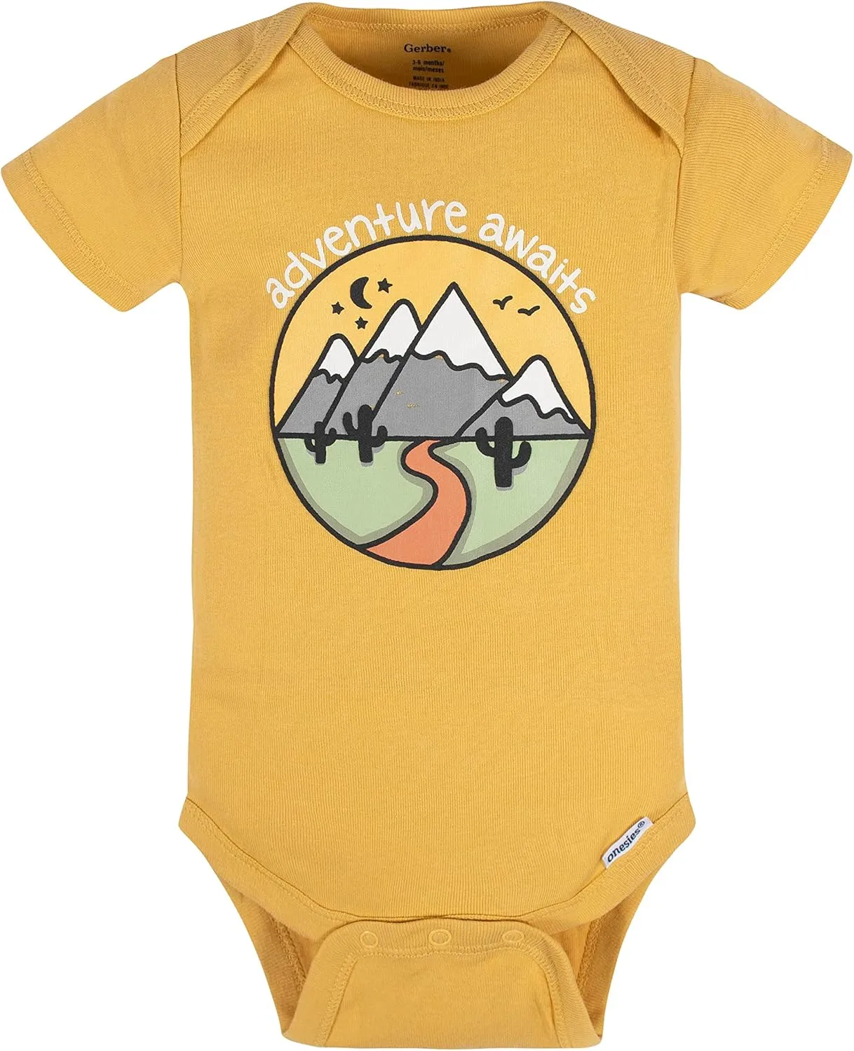 Gerber Baby 8-Pack Short Sleeve Onesie Bodysuits
