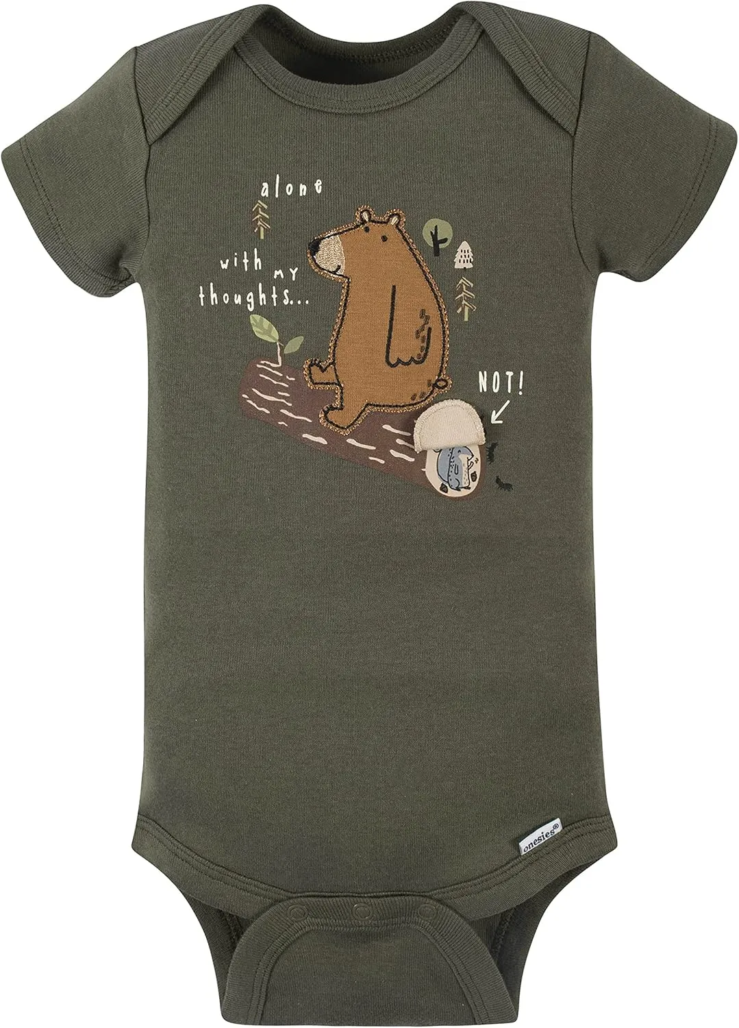 Gerber Baby Boys' 4-Pack Short Sleeve Onesies Bodysuits