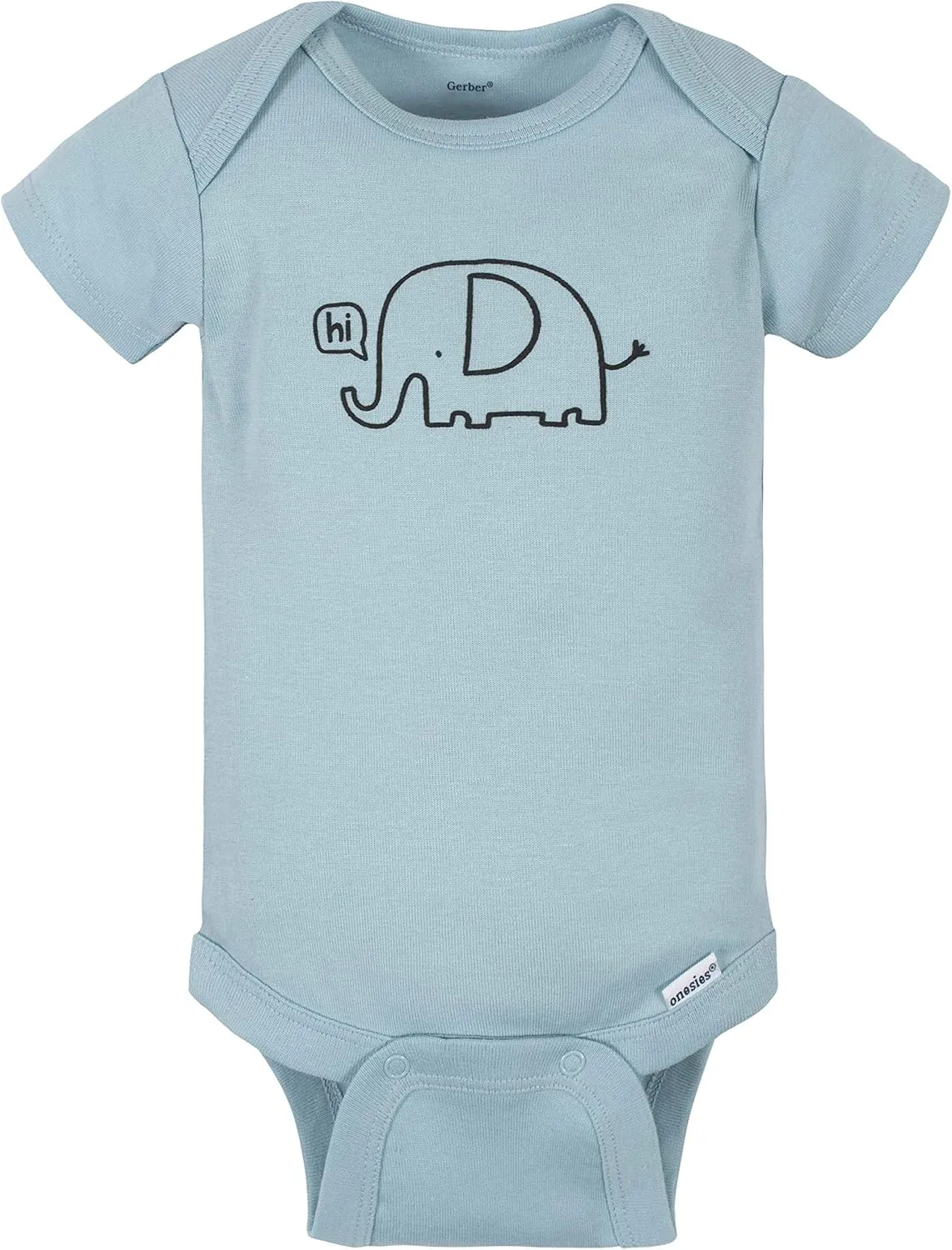Gerber Baby Boys' 8-Pack Short Sleeve Onesies Bodysuits