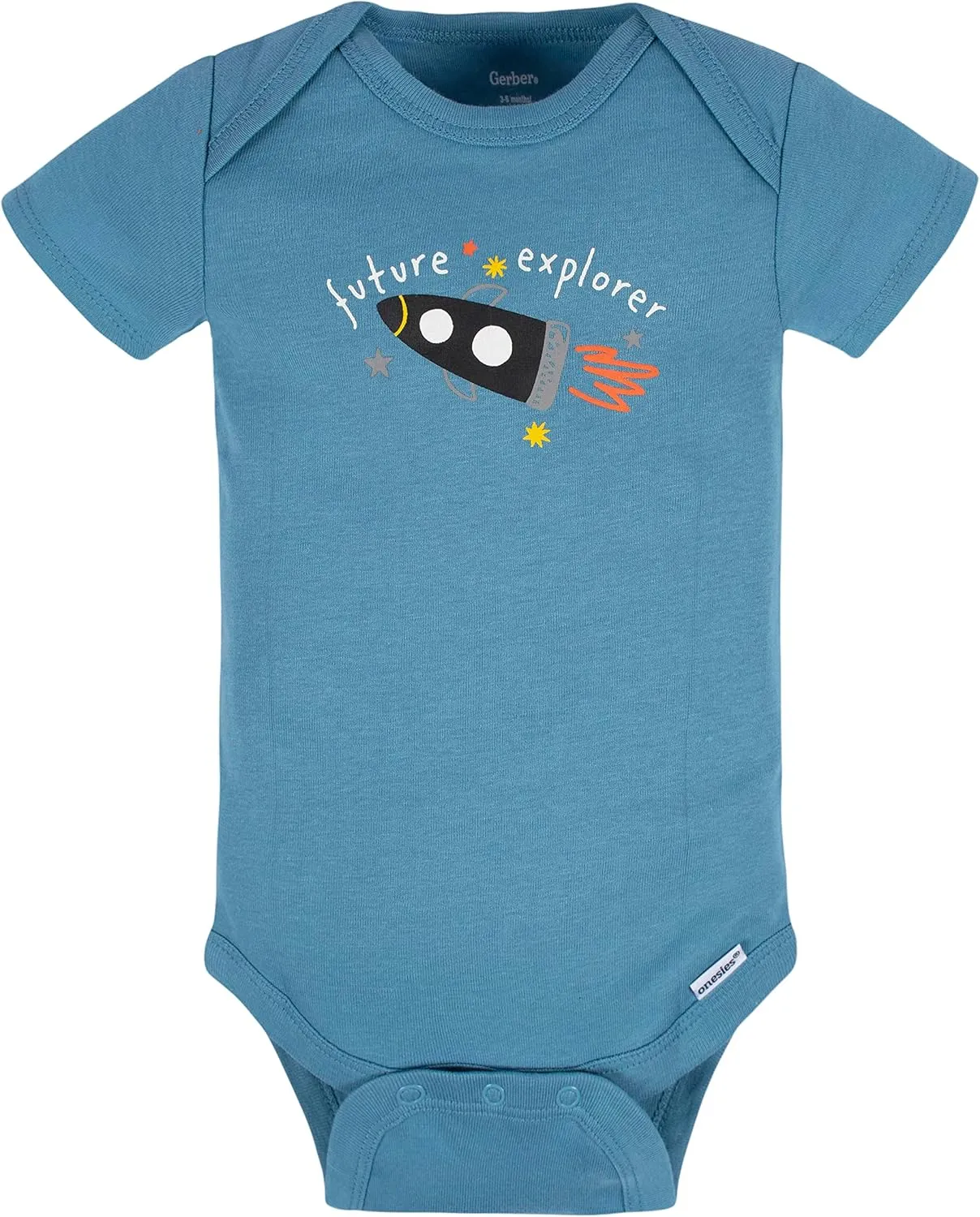 Gerber Baby Boys' 8-Pack Short Sleeve Onesies Bodysuits