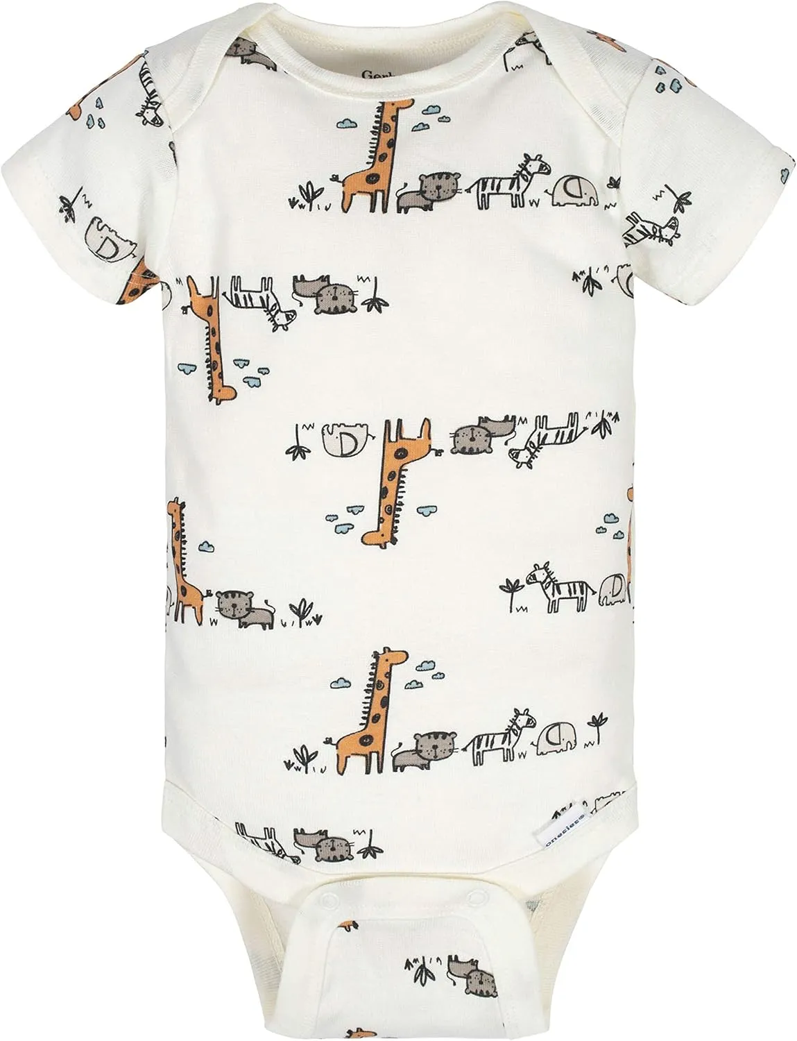 Gerber Baby Boys' 8-Pack Short Sleeve Onesies Bodysuits