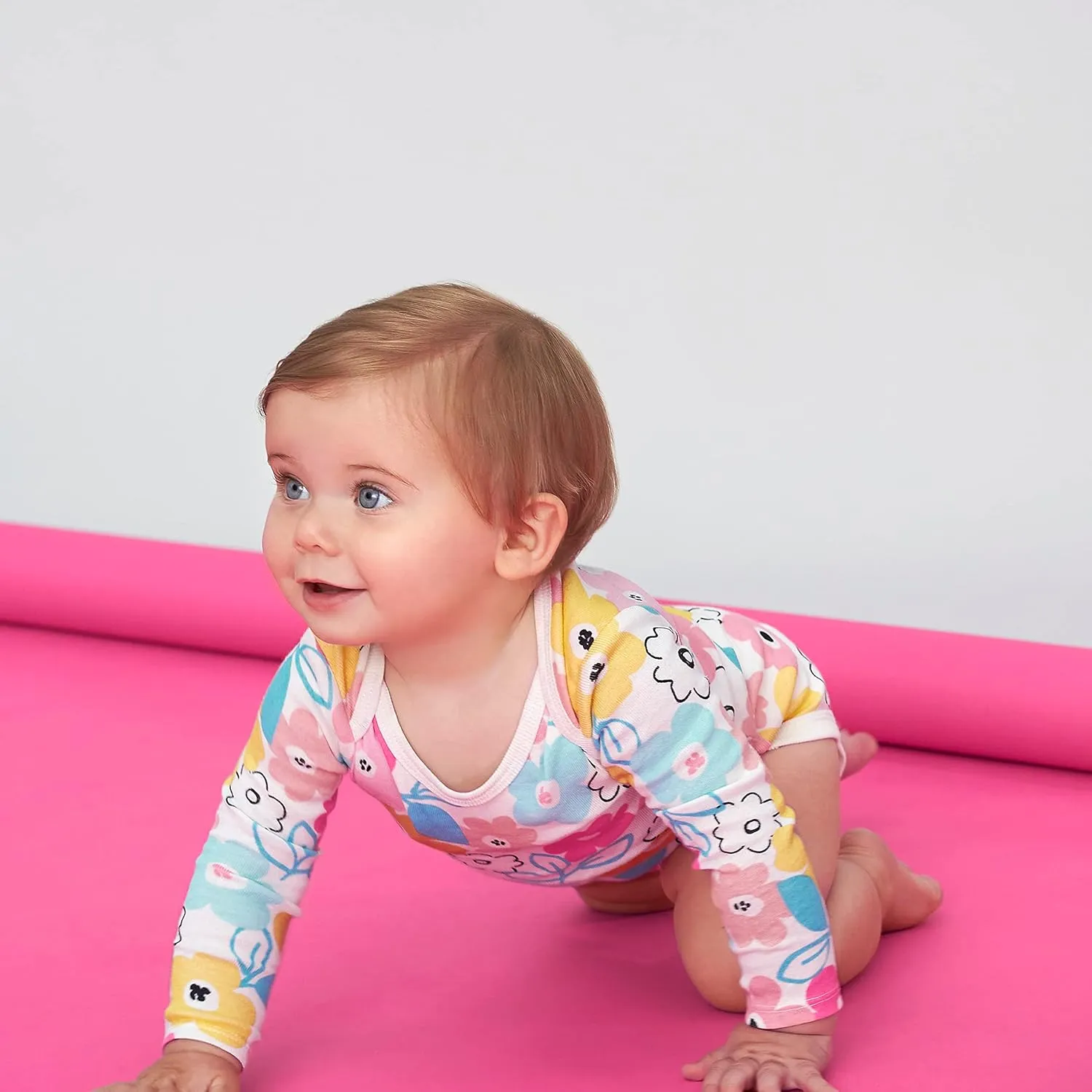 Gerber Baby Girls' 5-Pack Long-Sleeve Onesies Bodysuit