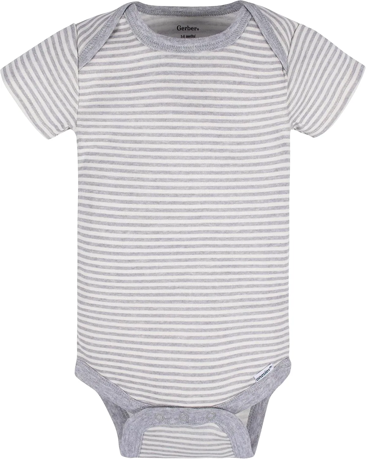 Gerber Baby Girls' 5-Pack Short Sleeve Variety Onesies Bodysuits