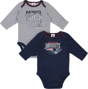 Gerber Baby NFL Team 2 Pack Long Sleeve Onesie Bodysuit