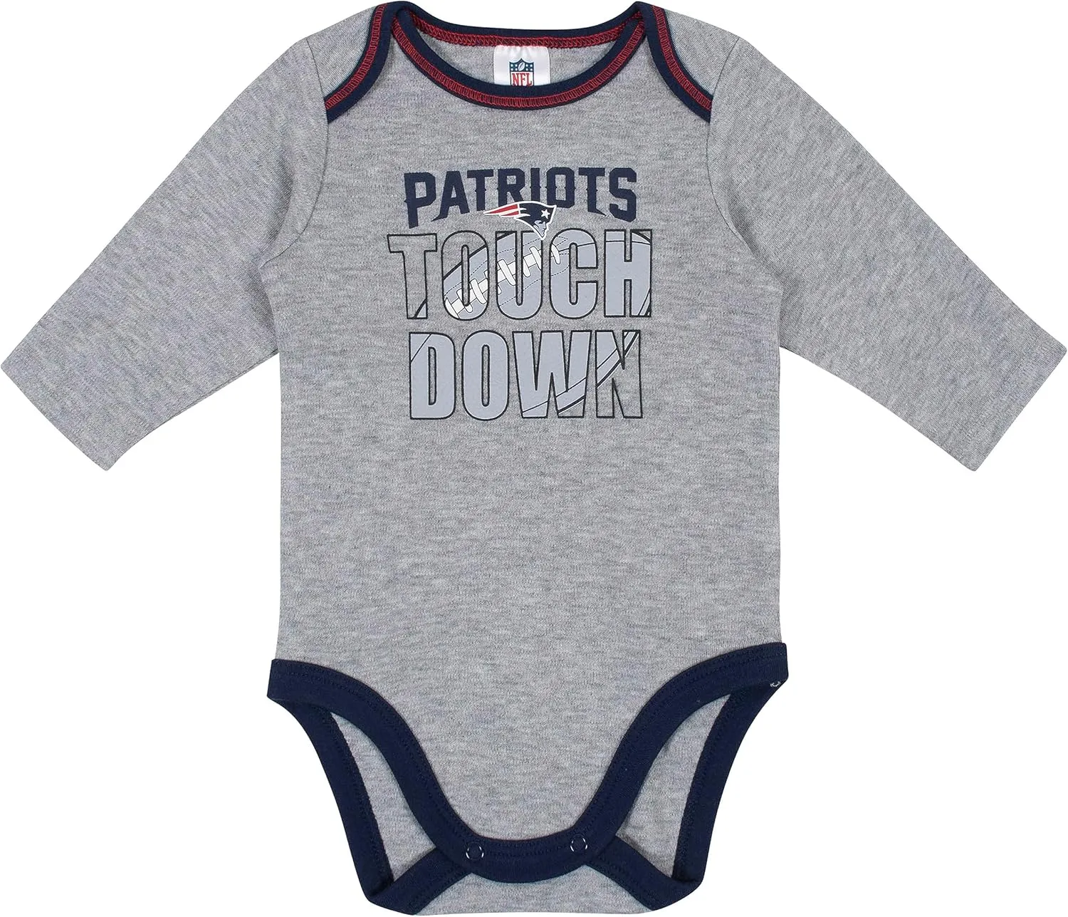 Gerber Baby NFL Team 2 Pack Long Sleeve Onesie Bodysuit