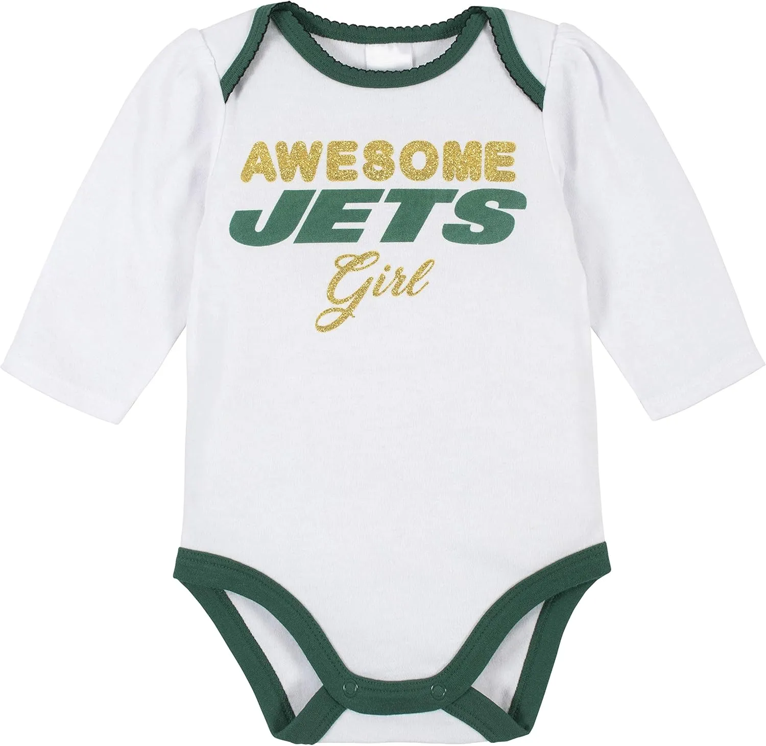 Gerber NFL Baby Girls Nfl Team Footed Pant and Bodysuit Gift Set