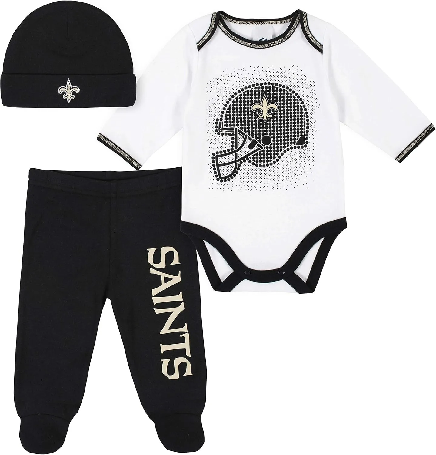 Gerber Unisex Baby NFL Team Footed Pant and Bodysuit Gift Set