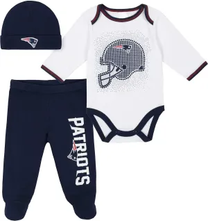 Gerber Unisex Baby NFL Team Footed Pant and Bodysuit Gift Set