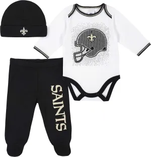 Gerber Unisex Baby NFL Team Footed Pant and Bodysuit Gift Set