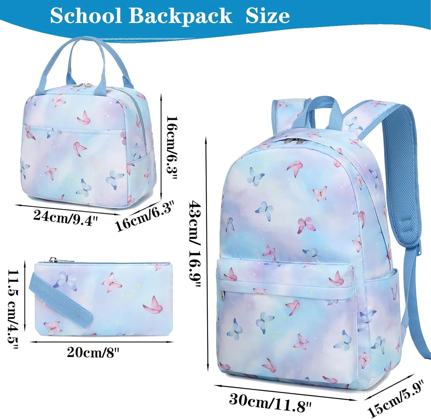 Girls Backpack School Backpack for Boys and Girls Laptop Backpack Water Resistant Middle School Bags Kids Backpacks