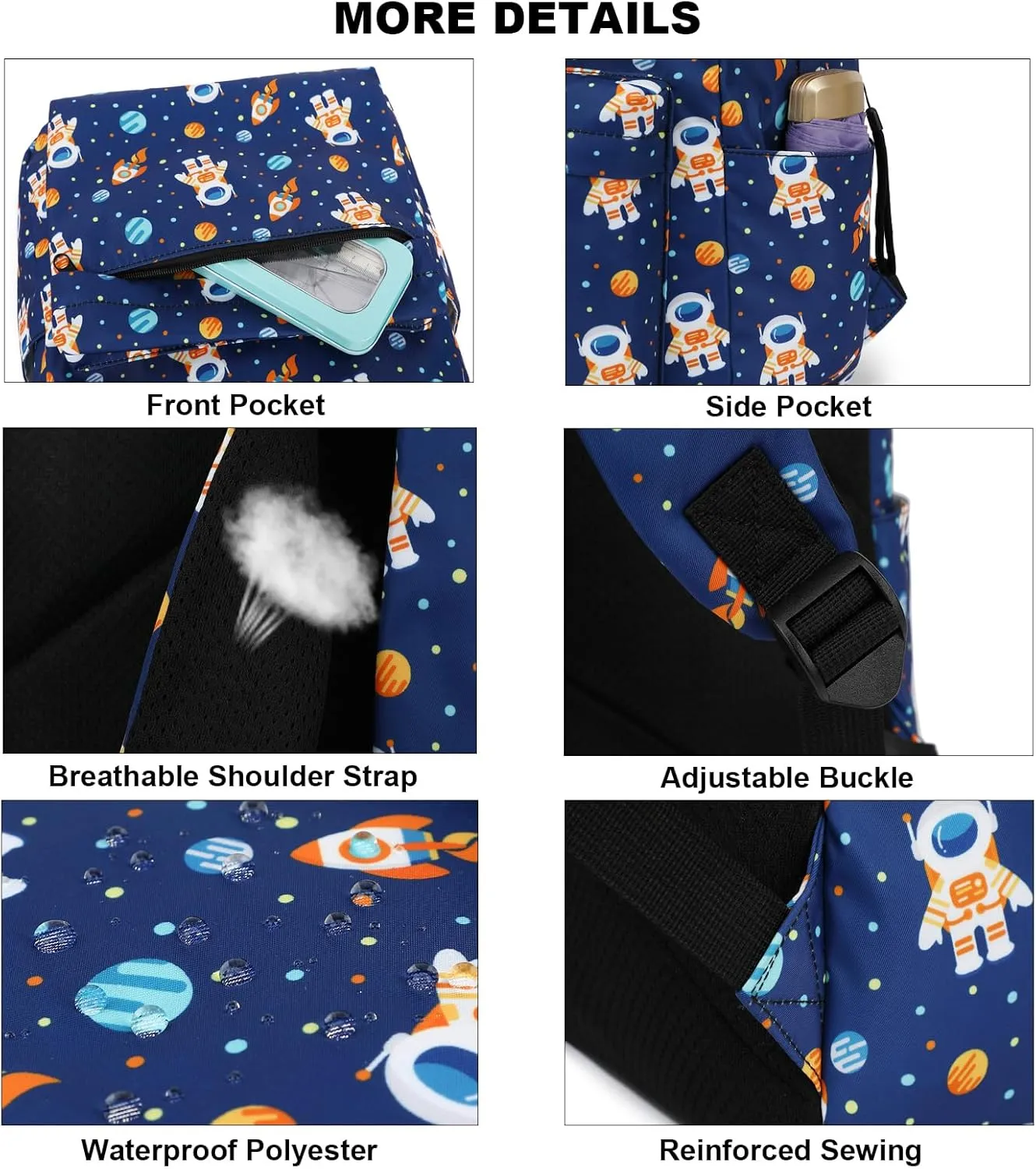 Girls School Backpacks for Kids Teens, 3-in-1 School Bag Bookbags Set with Lunch Bag Pencil Case