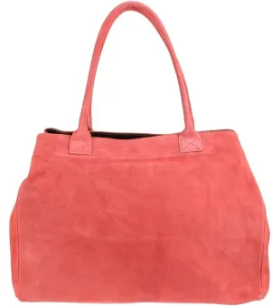 Girly HandBags Womens Expandable Italian Suede Leather Shoulder Bag