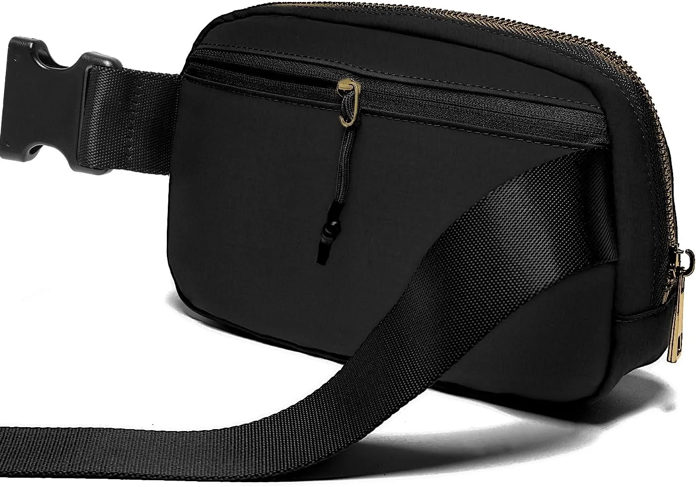 Gitus Belt Bag Fanny Pack Crossbody Bags with Initial Letter Patch Gifts for Wife Older Women Mother Coworker Bridesmaid Anniversary Travel Gifts Beach Gifts (Black-M)