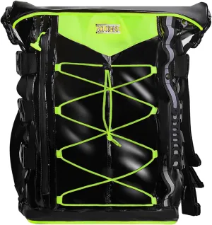 Goldfire Expandable Motorcycle Travel Luggage Sissy Bar Bag, Weather Resistant Tail Duffle Bag Backpack with Sissy Bar Straps