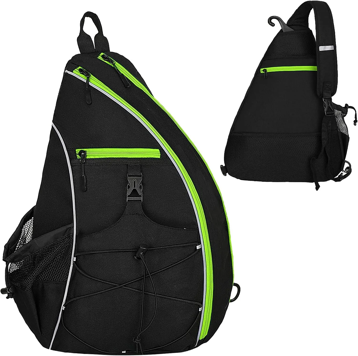 Goloni Pickleball Bag for Women,Mens Pickle ball Backpack,Lightweight Sling Bag with Fence Hook,Large Capacity,Safety Pocket