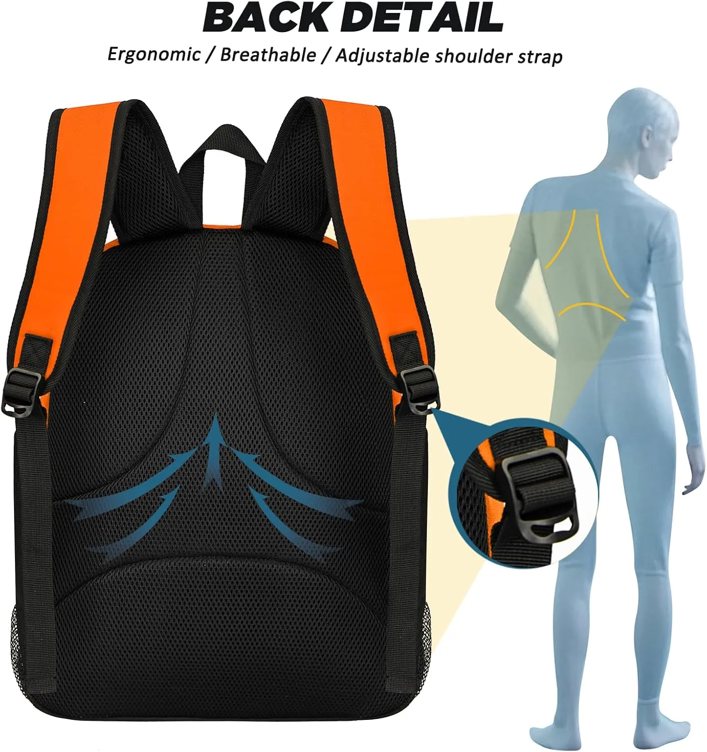 Goloni Soccer Bag, Basketball Bag with Ball Compartment & Shoe Compartment,Large Soccer Backpack for Basketball,Gym，Football