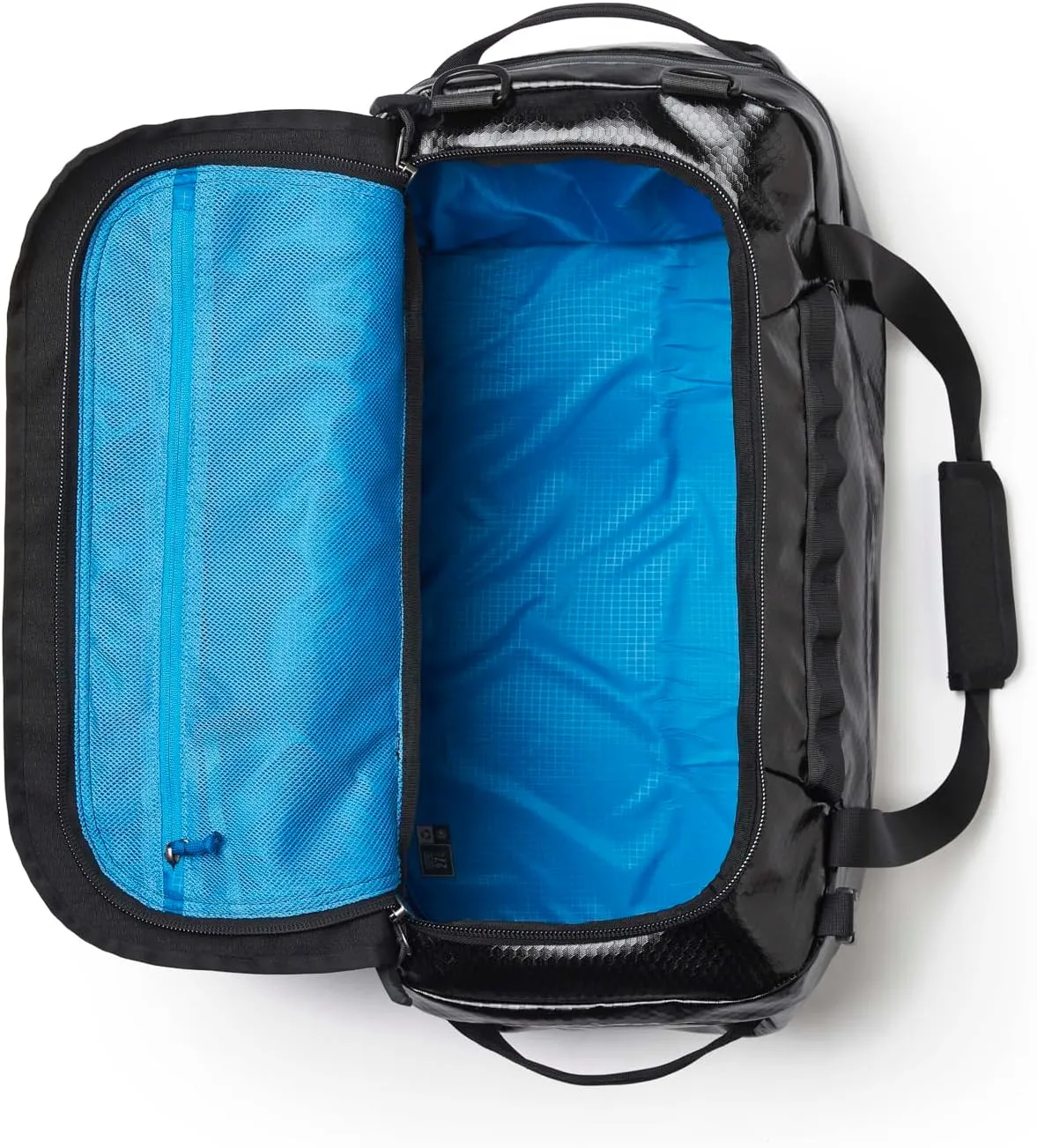Gregory Alpaca 40L Water-Resistant Adventure Travel/Gear Organization Duffel Bag with Packing Cube Included, Obsidian Black