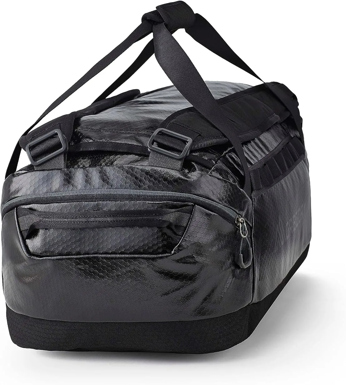 Gregory Alpaca 40L Water-Resistant Adventure Travel/Gear Organization Duffel Bag with Packing Cube Included, Obsidian Black