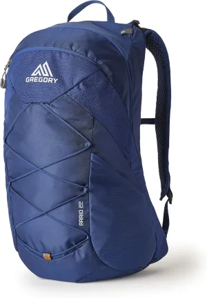 Gregory Arrio 22L Unisex Day Hiking Backpack with Ventilated Backpanel and Built-in Hydration Attachment (Reservoir Not Included), One Size Fits All, Empire Blue