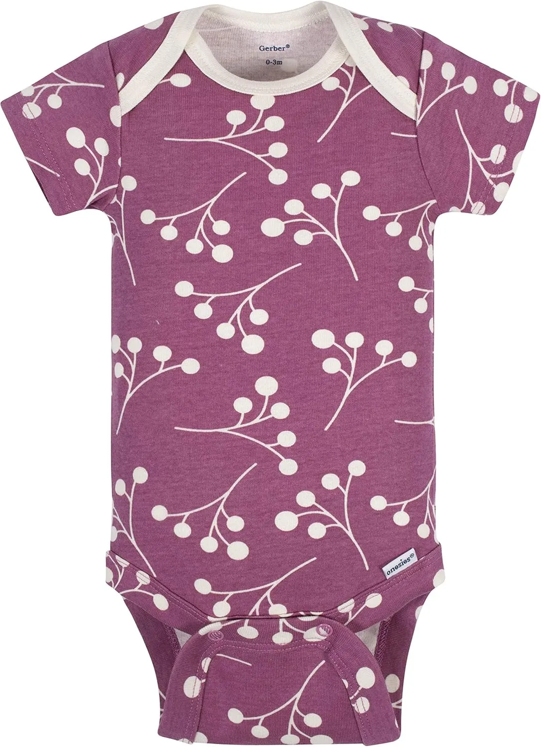 Grow by Gerber baby-girls 5-pack Short-sleeve Onesies Bodysuits