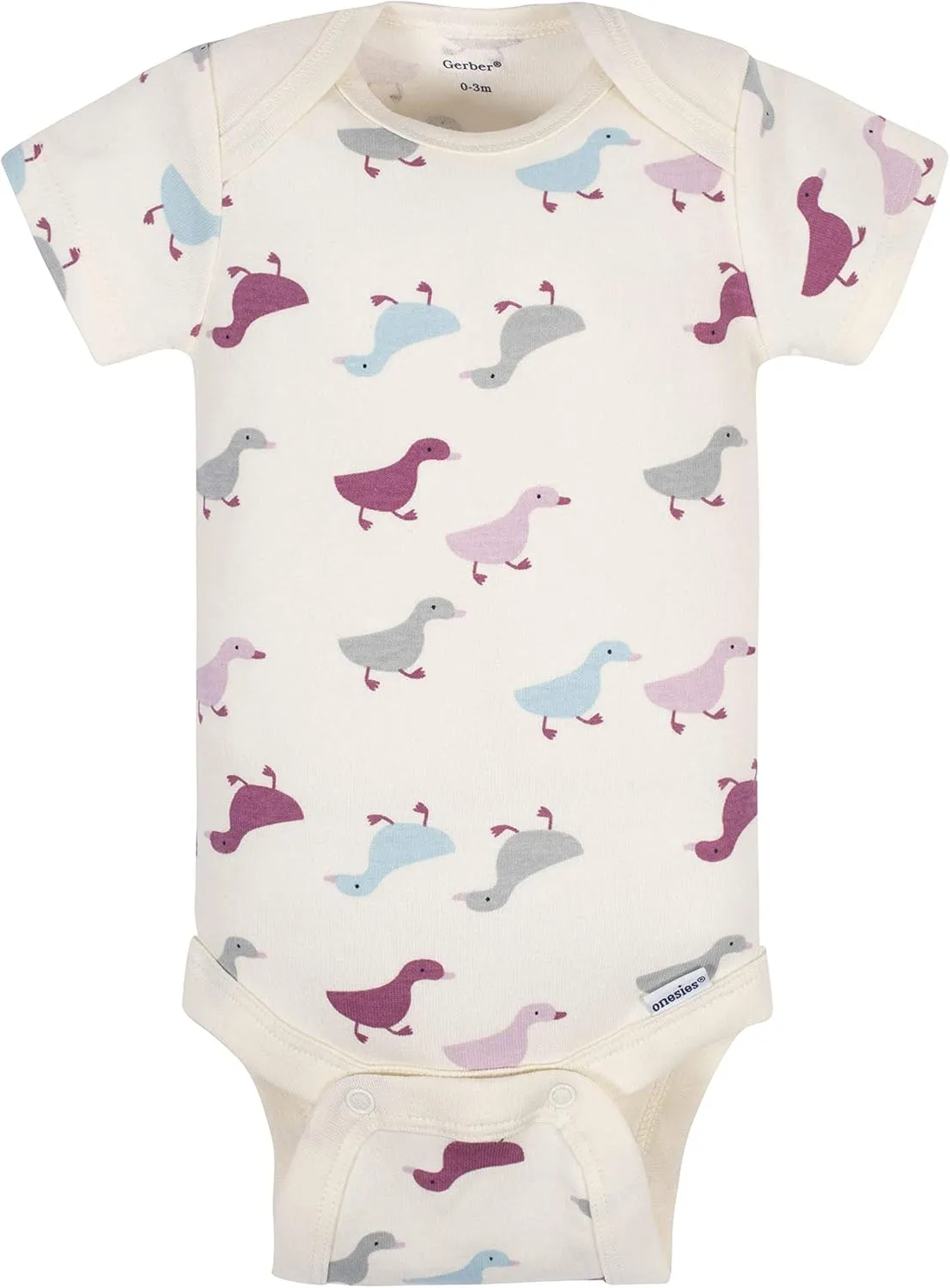 Grow by Gerber baby-girls 5-pack Short-sleeve Onesies Bodysuits