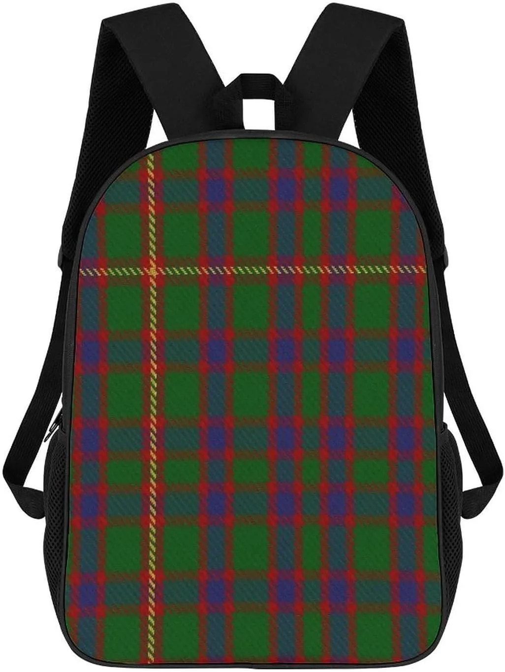 Hall Clan Family Tartan Large Capacity Lightweight Backpack Laptop Bag