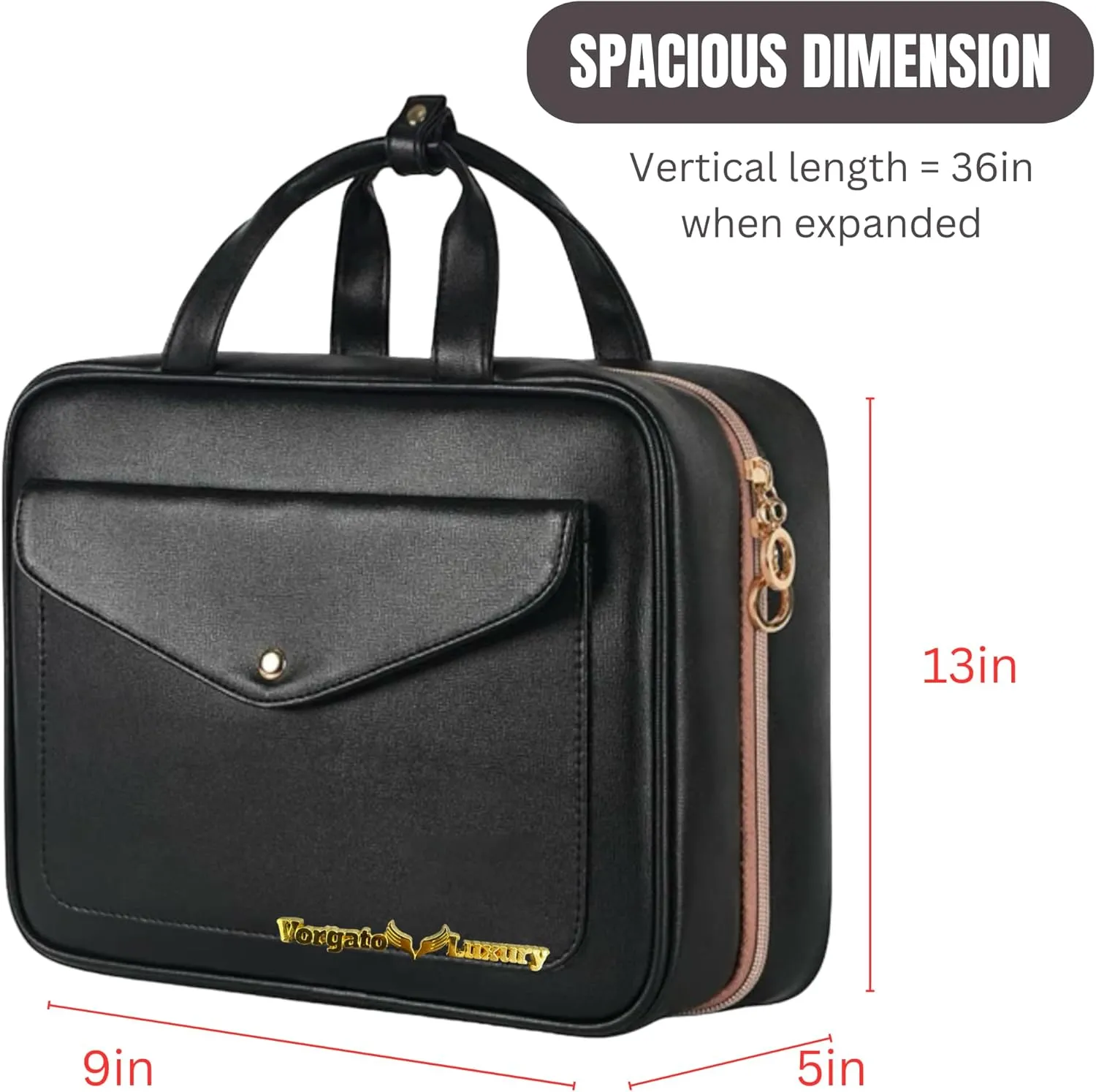 Hanging Toiletry Bag - Cosmetic Bags for Women - Cruise Ship Essentials - Toiletry Bag for Women - Toiletry Bag for Men - Cosmetic Travel Bag