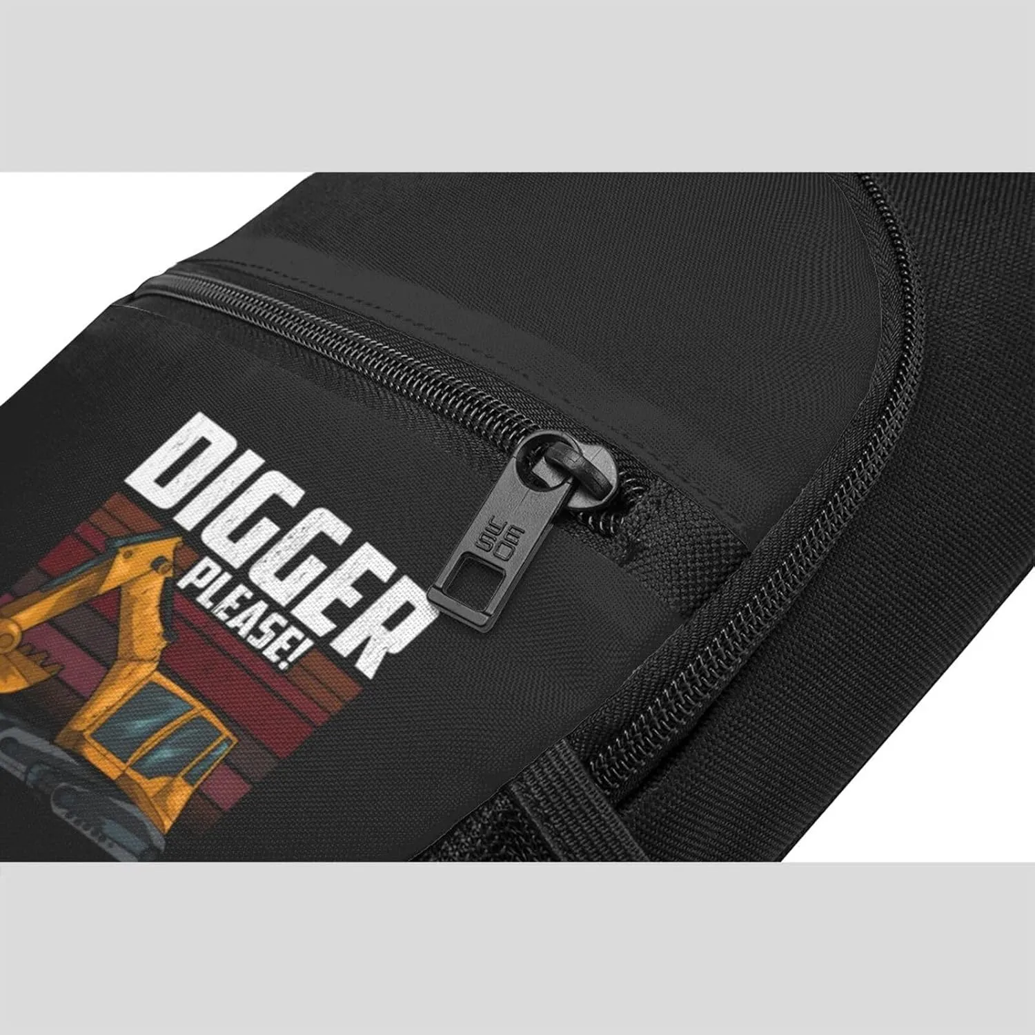 Heavy Equipment Operator Excavator Bulldozer Adjustable Fanny Pack Waist Bag For Travel Sports