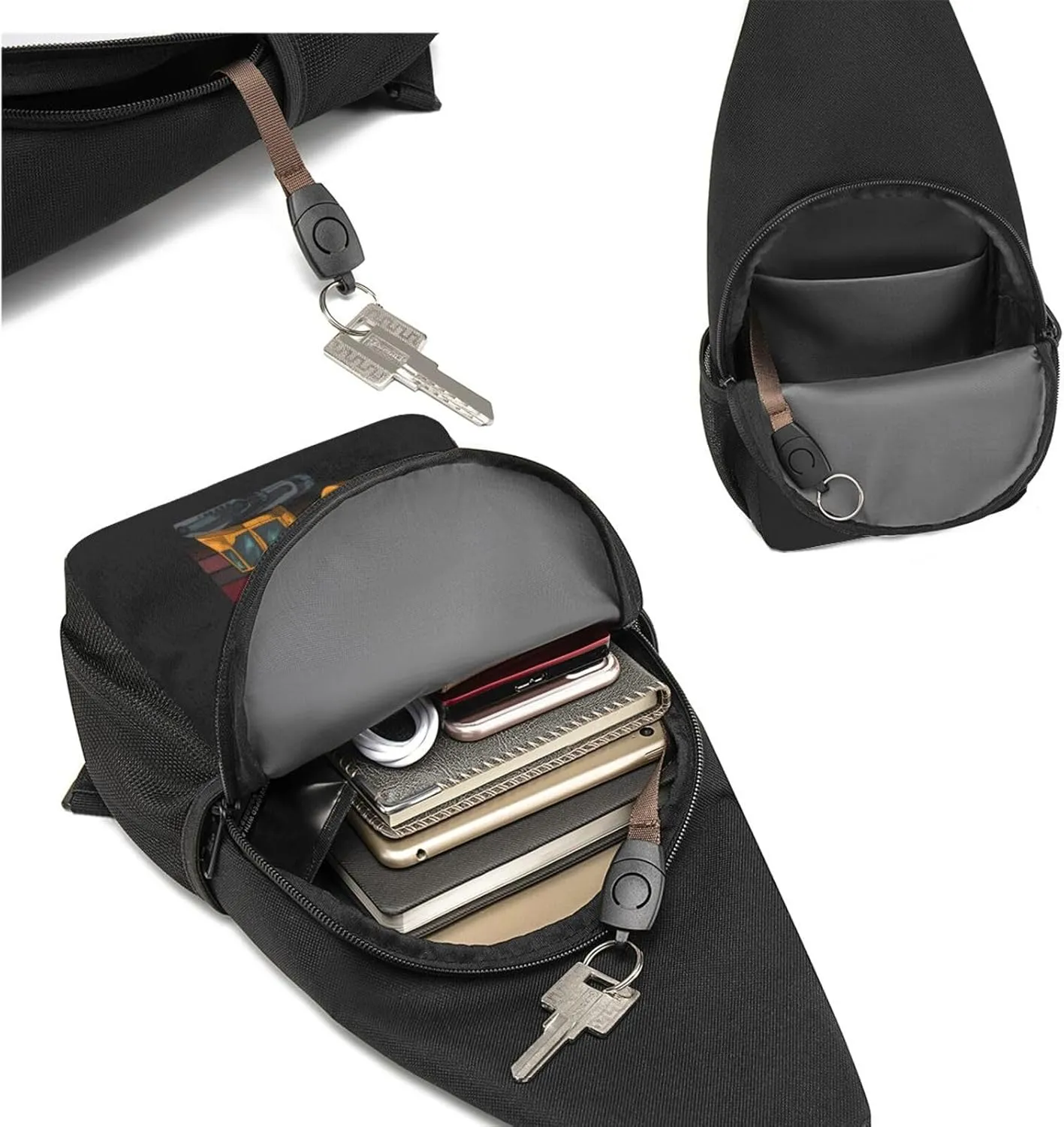 Heavy Equipment Operator Excavator Bulldozer Adjustable Fanny Pack Waist Bag For Travel Sports