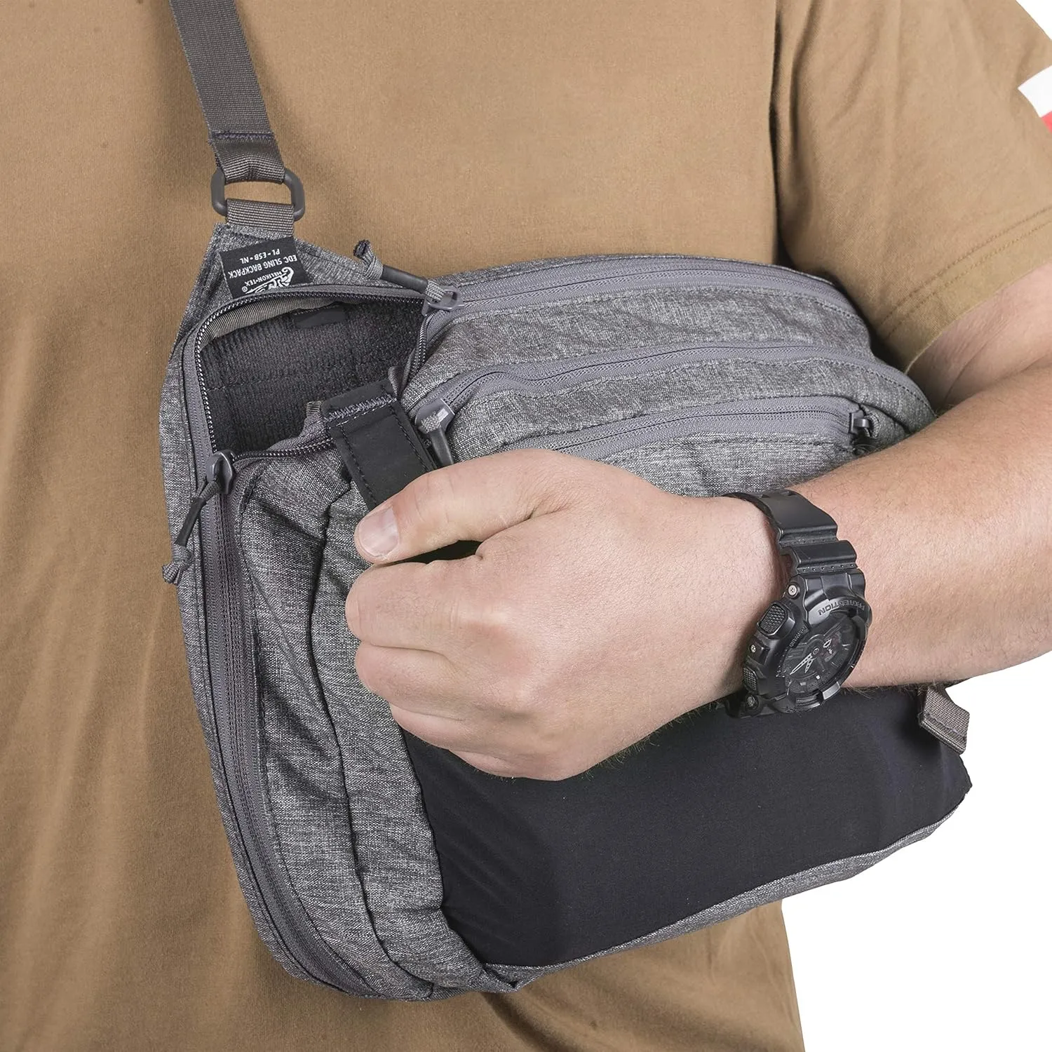 Helikon-Tex EDC Sling Backpack Black, Urban Line