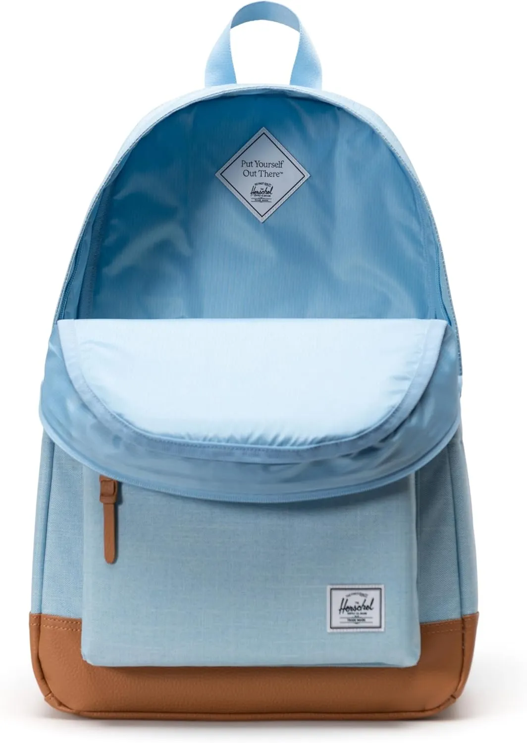 Herschel Heritage Backpack, Blue Bell Crosshatch/Natural (Limited Edition), Standard-24L