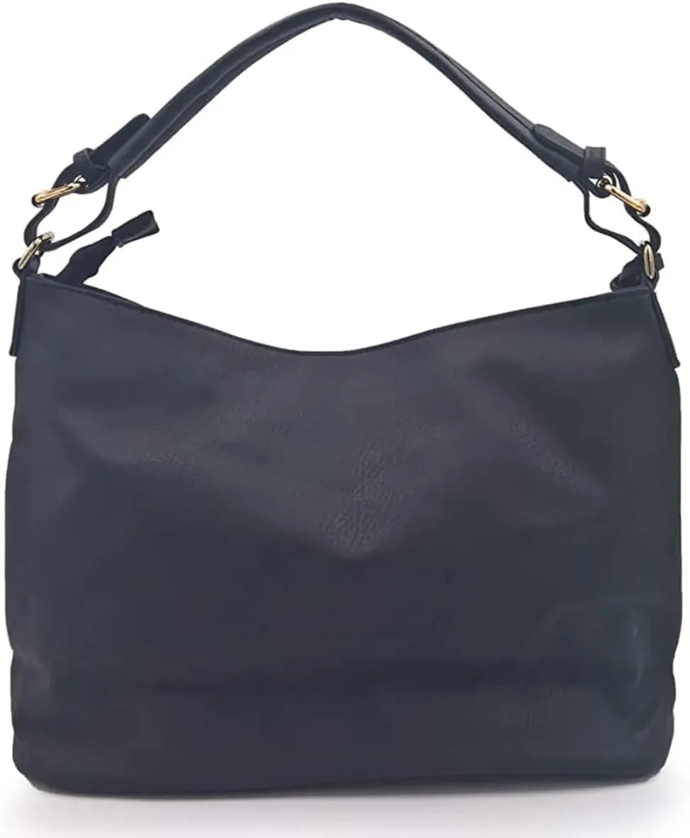 Hobo Bags for Women Patchwork Color Faux Leather Large Purses and Handbags Hobo Purse with Tassel