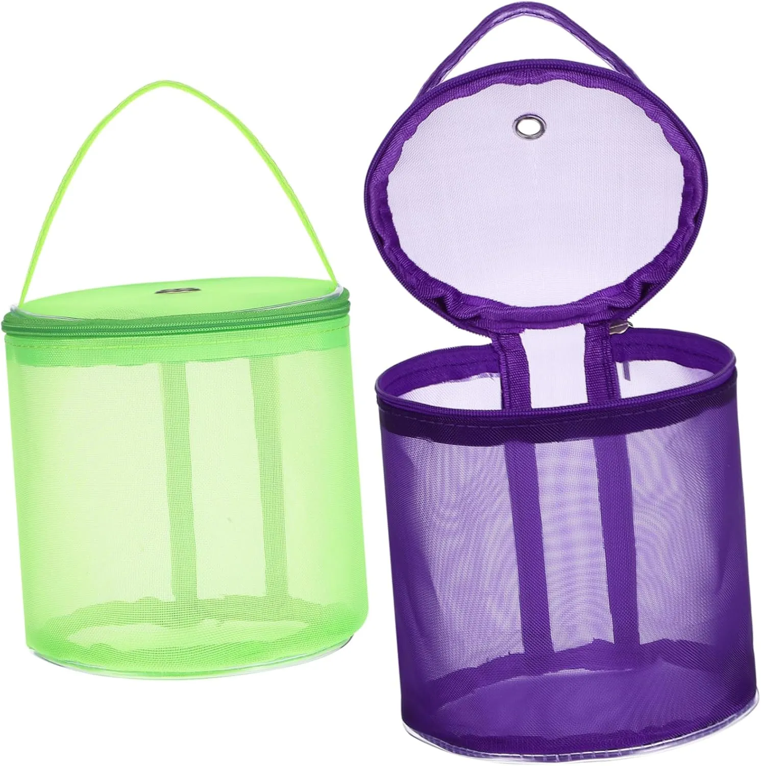 Holibanna 2-Pack Yarn Storage Bags Small Crochet Travel Bag Mesh Yarn Organizers for Knitting Sewing