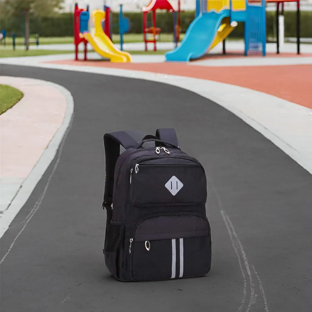 HOPYOCK-Kids Backpacks for Boys and Girls,Multi-Pocket Elementary and Middle School Backpack with Reflective Design,School Bags Fit for 6-16 Years Old