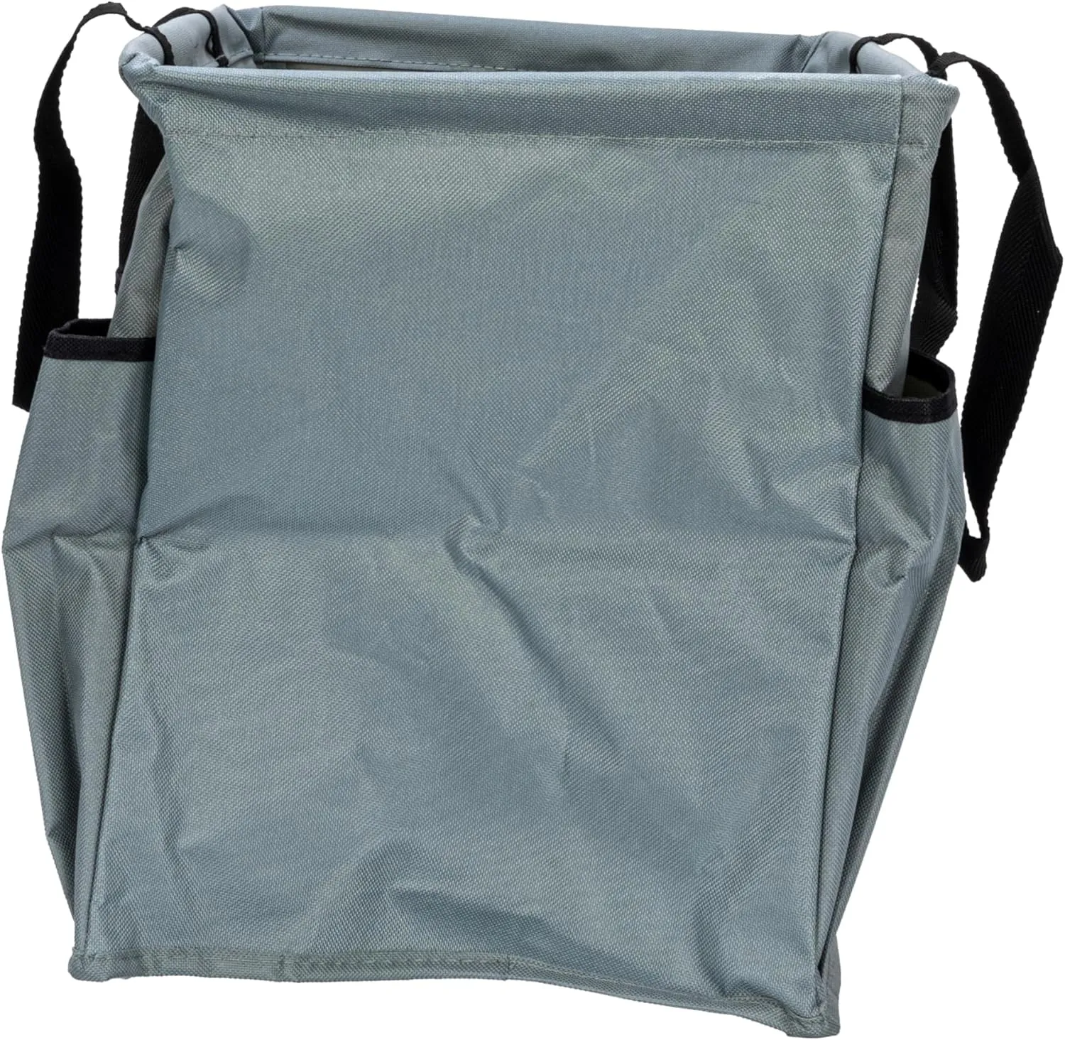 Household Essentials Krush Container All-Purpose Utility Tote, Water-Resistant Vinyl Lining with Pockets, Grey