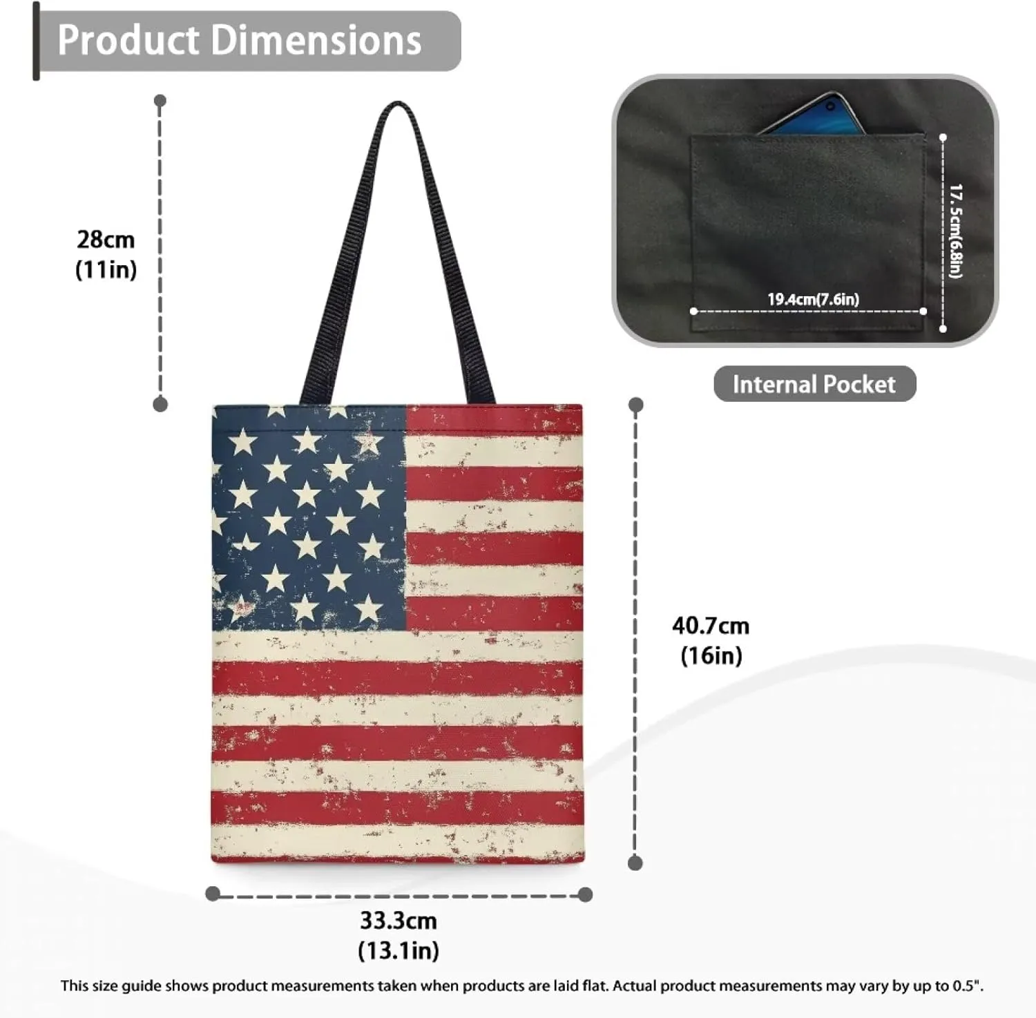 HUGS IDEA Piano Music Notes Linen Tote Bag Fashion Shoulder Bag for Women Girl