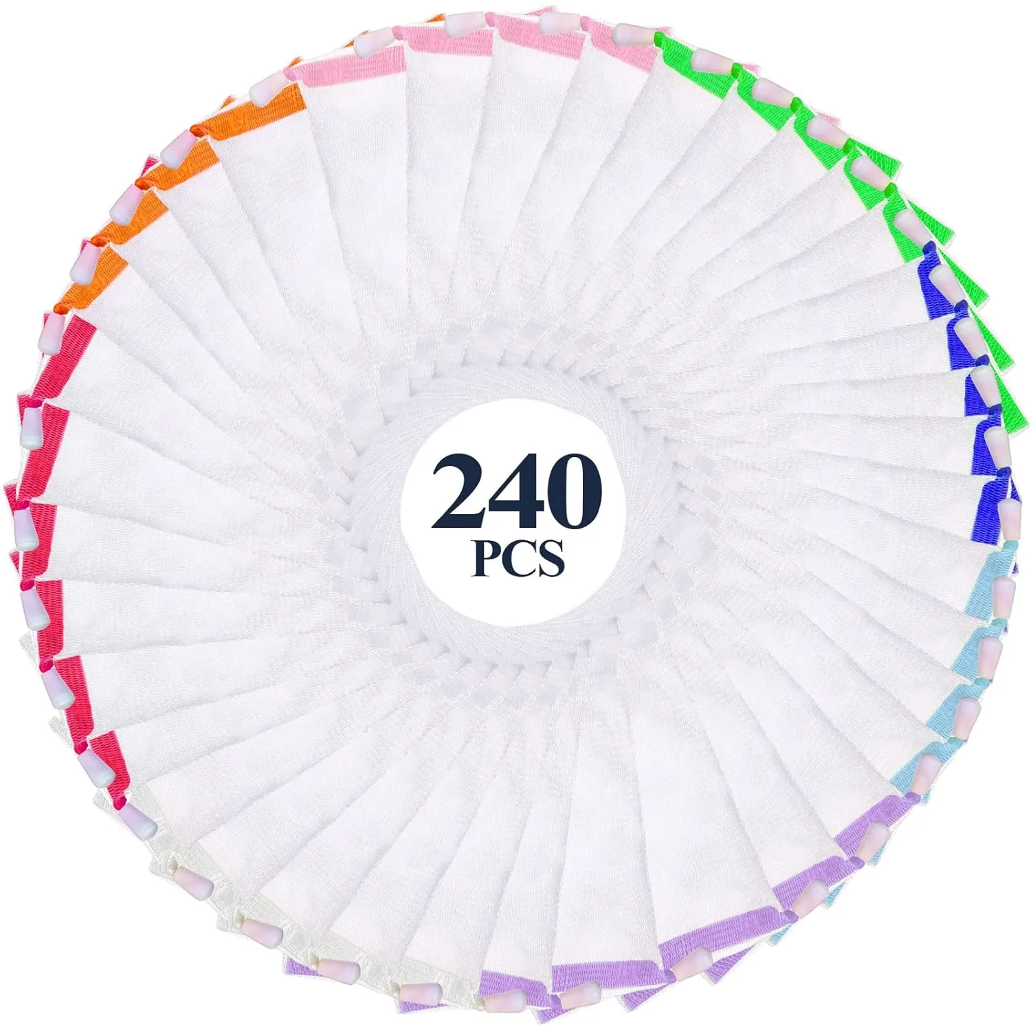 Hushee 240 Pcs Soap Bag Handmade Bubble Mesh Bags Exfoliating Soap Pouch with Drawstring for Foaming and Drying Soft for Shower Body Facial Cleaning Tool Easy to Bubble and Store
