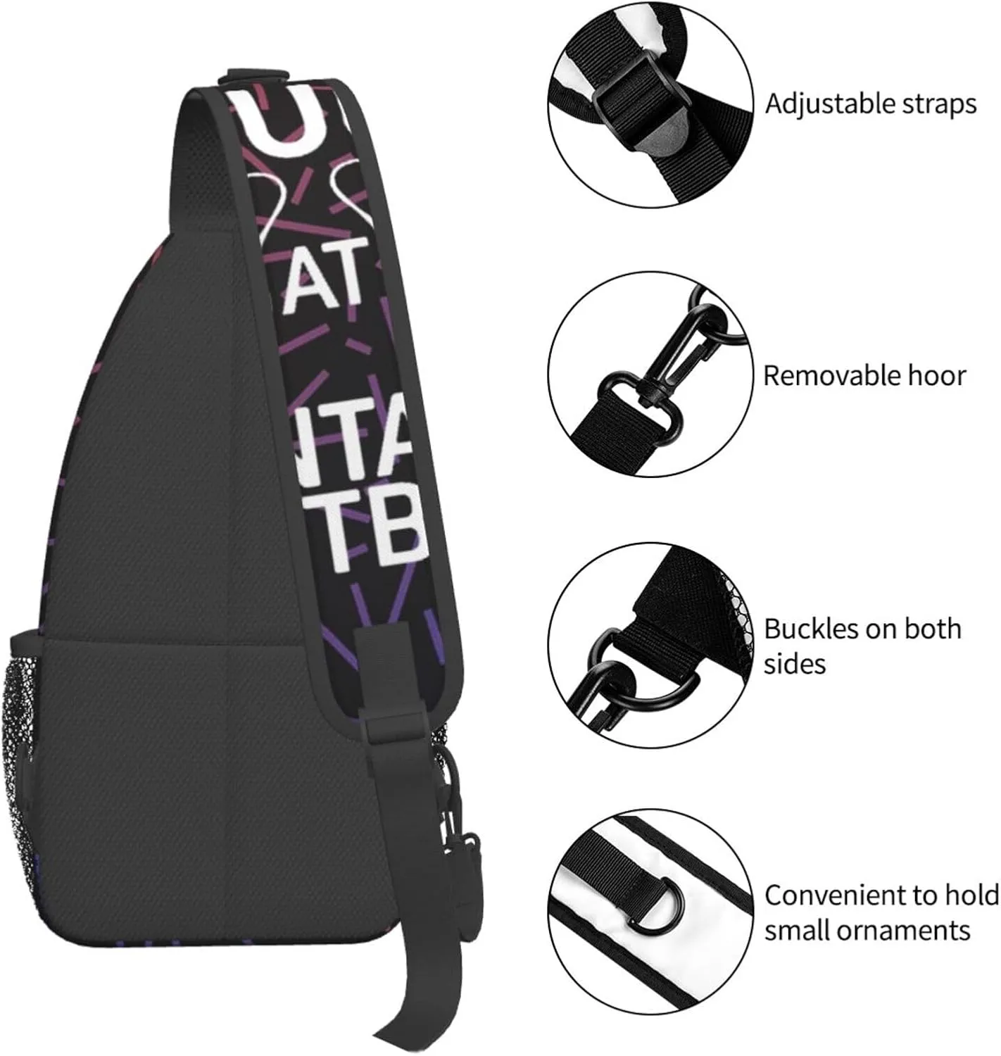 I-Suck-At-Fantasy-Football Small Crossbody Backpack Sling Bag For Men Women Mini One Shoulder Chest Bags Gym Sport Travel Hiking Daypack