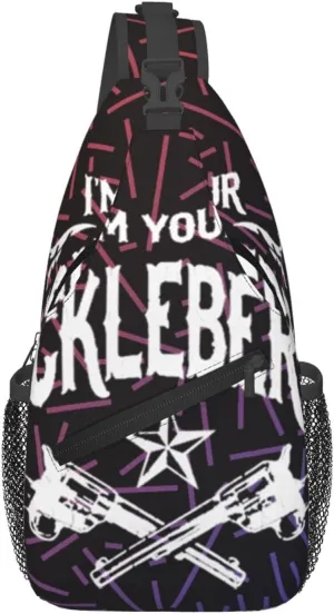 I'M Your Huckleberry- Crossbody For Men Women Sling Chest Bag Shoulder Bag Lightweight One Strap Backpack Multipurpose Travel Hiking Daypack