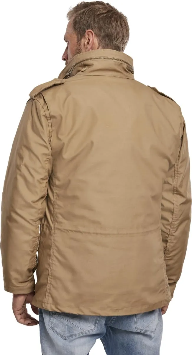 Individual Wear M-65 Classic Field Jacket for Man - Water-Repellent, with Removable Inner Jacket and Collar Hood