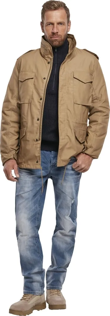 Individual Wear M-65 Classic Field Jacket for Man - Water-Repellent, with Removable Inner Jacket and Collar Hood