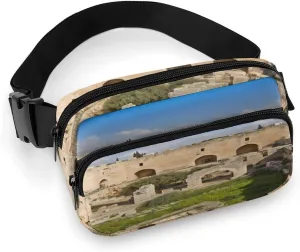 Israel at The Tower Fanny Pack Lightweight Belt Bag with Adjustable Strap Hip Bum Bag for Running Travel