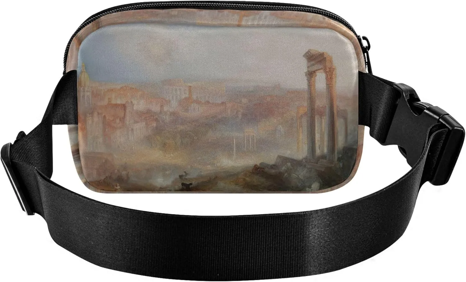 J m W Turner Prints Modern Rome Fanny Packs Women Waterproof Belt Bag Hip Pouch Cute Waist Pouches for Men