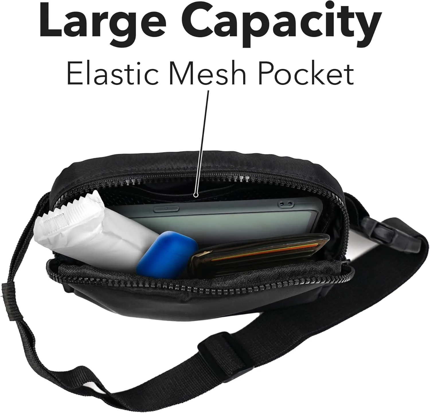 James Madison University Alumni Seal Belt Bag, Crossbody Fanny Pack for Women and Men, Adjustable