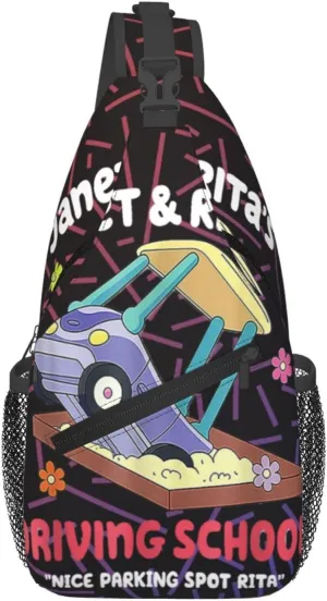 Janet&Rita'S Small Crossbody Backpack Sling Bag For Men Women Mini One Shoulder Chest Bags Gym Sport Travel Hiking Daypack